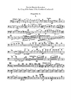 Der goldene Hahn. Suite: Fagottstimme by Nikolai Rimsky-Korsakov