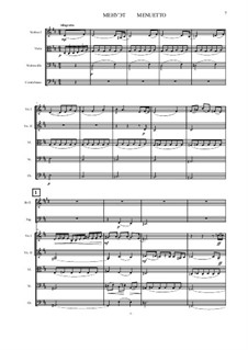 Сюита No.4 для камерного оркестра в 5 частях: 2 часть. Менуэт by Vladimir Polionny