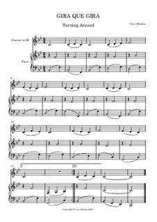 Gira Que Gira (Turning Around): Für Klarinette und Klavier by Cesc Miralta