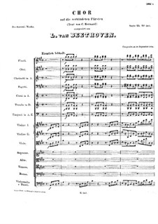Chor auf die verbündeten Fürsten, WoO 95: Chor auf die verbündeten Fürsten by Ludwig van Beethoven