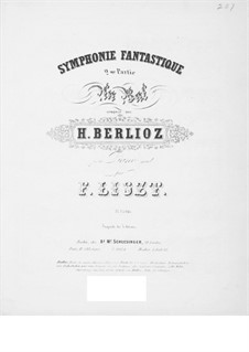 Symphonie fantastique, H.48 Op.14: Teil II, für Klavier by Hector Berlioz