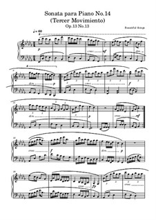 Sonata para Piano No.14, Op.13 No.13: Tercer Movimiento by Beautiful things Martínez