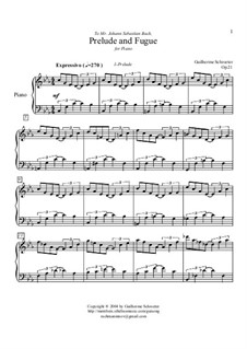 Prelude and Fugue: Nr.1 Präludium by Willy Piano Player