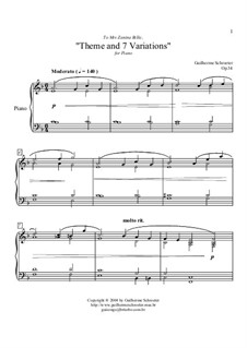 Theme and Variations: Thema und Variationen by Willy Piano Player