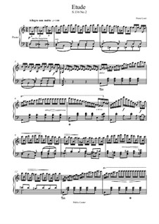 Études d'exécution transcendante, S.136: Etüde Nr.2 by Franz Liszt