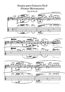 Sonata para Guitarra No.6, Op.13 No.19: Primer Movimiento by Beautiful things Martínez