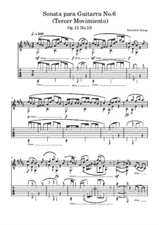 Sonata para Guitarra No.6, Op.13 No.19: Tercer Movimiento by Beautiful things Martínez