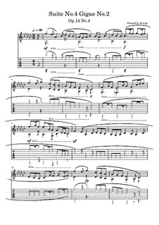Suite No.4: Gigue No.2, Op.14 No.4 by Beautiful things Martínez