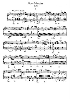 Vier Märsche, Op.76: Vollsammlung by Robert Schumann