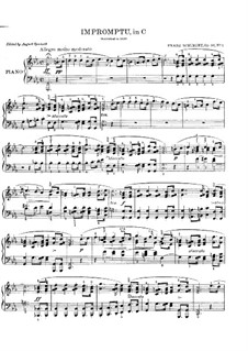 Vier Impromptus für Klavier, D.899 Op.90: Impromptu No.1 by Franz Schubert