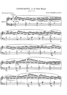 Vier Impromptus für Klavier, D.899 Op.90: Impromptu No.2 by Franz Schubert