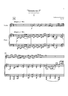 Sonata for Violin and Piano (E minor): Sonata for Violin and Piano (E minor) by Willy Piano Player