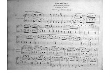 Bagatelle über tiroler Thema 'La bergère du valais': Bagatelle über tiroler Thema 'La bergère du valais' by Henri Herz