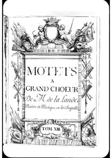 Motetten (Sammlungen): Band XIII by Michel Richard de Lalande