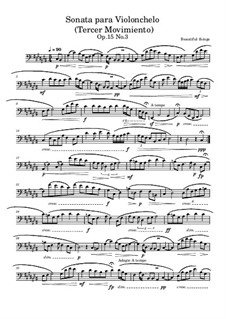 Sonata para Violonchelo, Op.15 No.3: Tercer Movimiento by Beautiful things Martínez