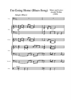 I'm going home: For several instruments by Dr. Arnold Wohler