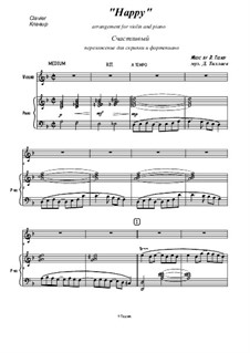 Happy: Für Violine und Klavier by Daler Tillaev
