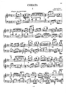 Sonata No.6, Op.64 No.2: Für Klavier by Nikolai Miaskowski