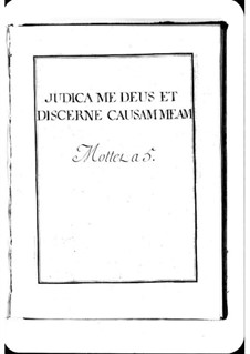 Judica me Deus: Judica me Deus by Michel Richard de Lalande