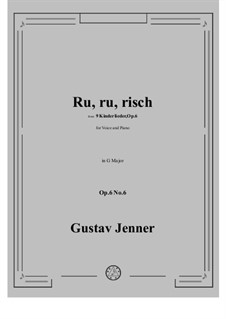 No.6 Ru, ru, risch: G Major by Gustav Jenner