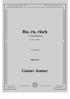 No.6 Ru, ru, risch: A flat Major by Gustav Jenner