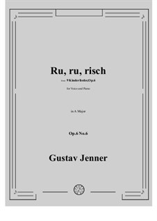 No.6 Ru, ru, risch: A-Dur by Gustav Jenner