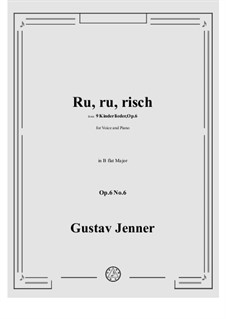 No.6 Ru, ru, risch: B flat Major by Gustav Jenner