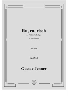 No.6 Ru, ru, risch: B Major by Gustav Jenner