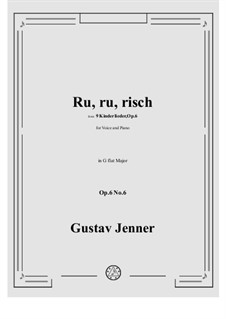 No.6 Ru, ru, risch: G flat Major by Gustav Jenner