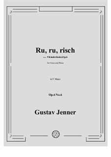 No.6 Ru, ru, risch: F-Dur by Gustav Jenner