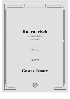 No.6 Ru, ru, risch: E flat Major by Gustav Jenner