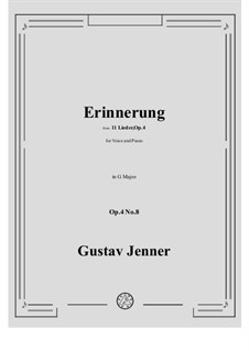 No.8 Erinnerung: G Major by Gustav Jenner
