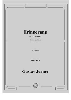 No.8 Erinnerung: C-Dur by Gustav Jenner