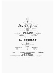6 Etudes de Genre, Op.16: No.1 Conte d'Autrefois by Émile Prudent