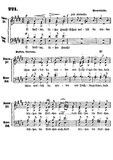 Sechs Lieder, Op.48 : Nr.1 Frühlingsahnung by Felix Mendelssohn-Bartholdy