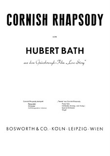 Cornish Rhapsody (Liberace): Für Klavier by Hubert Bath