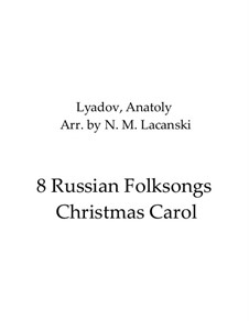 Acht russische Volkslieder für Orchester, Op.58: Christmas Carol, for wind quartet by Anatoli Ljadow