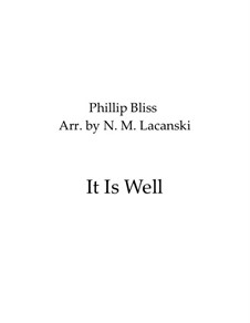 It Is Well with My Soul: Für Gitarre by Philip Paul Bliss
