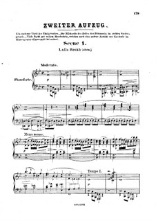 Feramors: Akt II, für Stimmen und Klavier by Anton Rubinstein