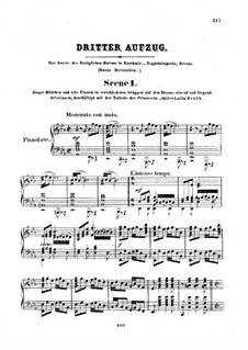 Feramors: Akt III, für Stimmen und Klavier by Anton Rubinstein