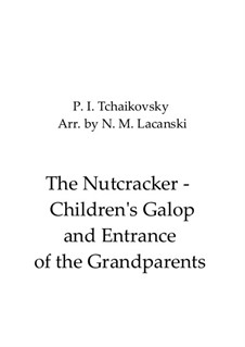 Nr.3 Kleiner Galopp der Kinder und Auftritt der Eltern: Für Streichorchester by Pjotr Tschaikowski