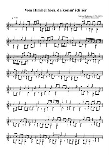 Vom Himmel hoch, da komm' ich her: Vom Himmel hoch, da komm' ich her by Michael Praetorius
