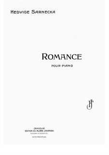 Sonata, Op.9: Romance. Second Part by Jadwiga Sarnecka