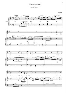 Jahreszeiten: Arie der Hanne 'Welche Labung für die Sinne!' by Joseph Haydn