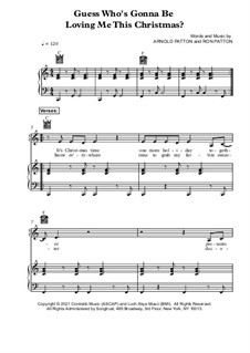 Guess Who's Gonna Be Loving Me This Christmas?: Guess Who's Gonna Be Loving Me This Christmas? by Ronald Patton, Arnold Patton