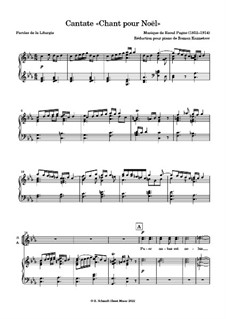 Kantate 'Weihnachtslied': Solist, Chor und Klavier by Raoul Pugno