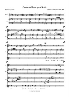 Kantate 'Weihnachtslied': Partitur und Stimmen by Raoul Pugno
