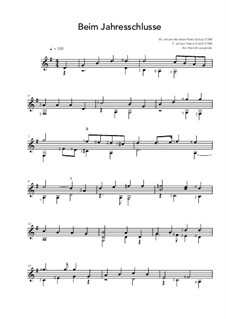 Beim Jahresschlusse: Beim Jahresschlusse by Johann Abraham Schulz