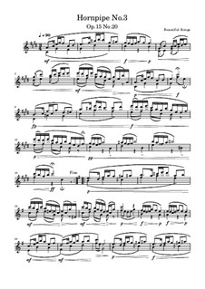 Hornpipe No.3, Op.15 No.20: Hornpipe No.3 by Beautiful things Martínez