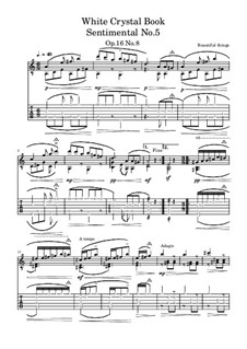 Sentimental No.5, Op.16 No.8: Sentimental No.5 by Beautiful things Martínez